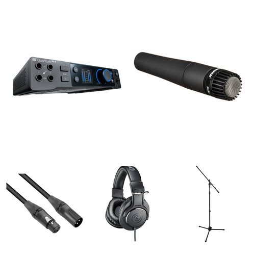 PreSonus Quantum HD 2 USB-C Audio Interface with Guitar Recording Kit