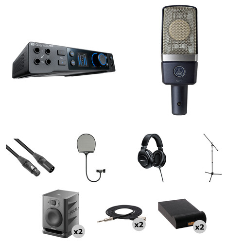 PreSonus Quantum HD 2 USB-C Audio Interface with Home Studio Kit