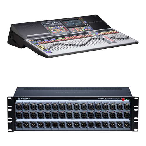 PreSonus StudioLive 32S Series III S 32-Channel Digital Mixer Kit with AVB-Networked 32x16 Stage Box