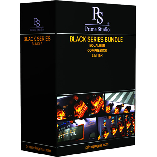 Prime Studio Black Series Bundle Compressor, Equalizer, Limiter Plug-Ins