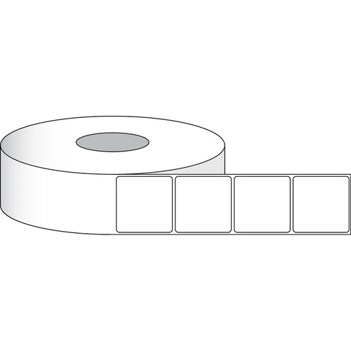 Primera 1.5 x 1.5" Premium Gloss Paper Labels (900 per Roll, 2" Core)