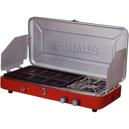 Primus Profile Dual Camp Stove (Silver/Red)