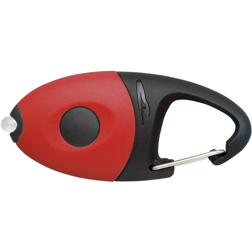 Princeton Tec Impulse Flashlight Carabiner Mini Light (Solid Red)