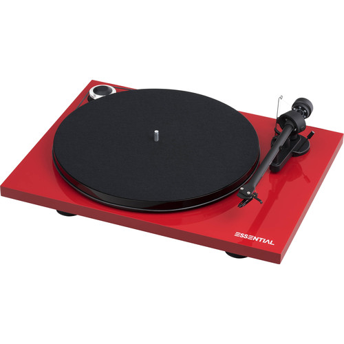 Pro-Ject Audio Systems Essential III Bluetooth Turntable (High-Gloss Red)