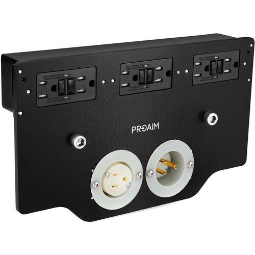 Proaim 6-Outlet AC Power Supply Board for Camera Production Carts