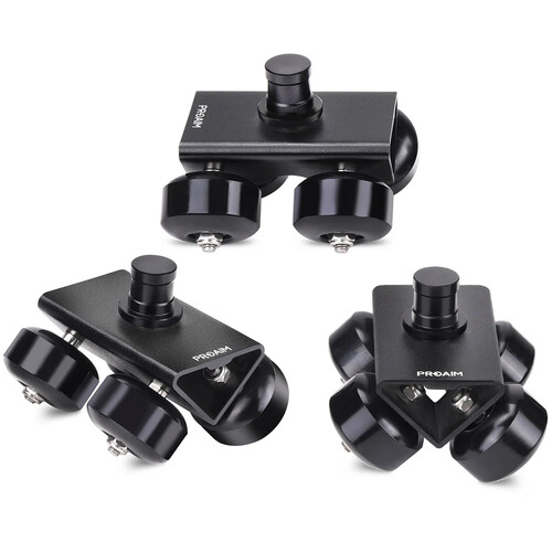 Proaim Portable Heavy-Duty Dolly Track Wheels (Set of 3)