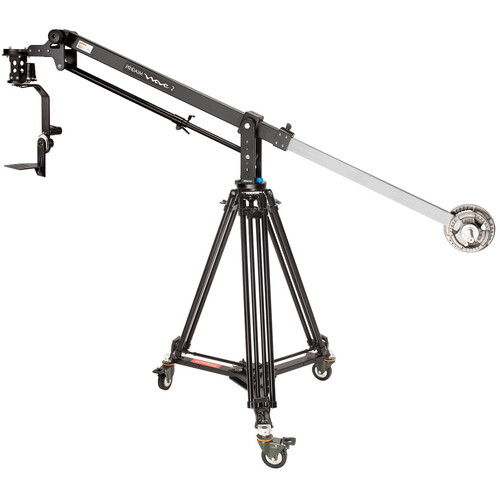Proaim 7' Wave-2 Jib Kit with Tripod Stand, Portable Dolly & Pan/Tilt Head