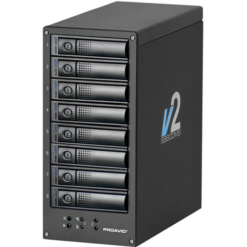 Proavio EB800MS V2 16TB 8-Bay SAS-3 JBOD Array (8 x 2TB)