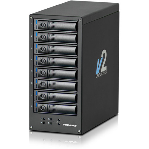 Proavio EB800MS V2 32TB 8-Bay SAS-3 RAID Array with PCIe 3.0 Controller Card (8 x 4TB)