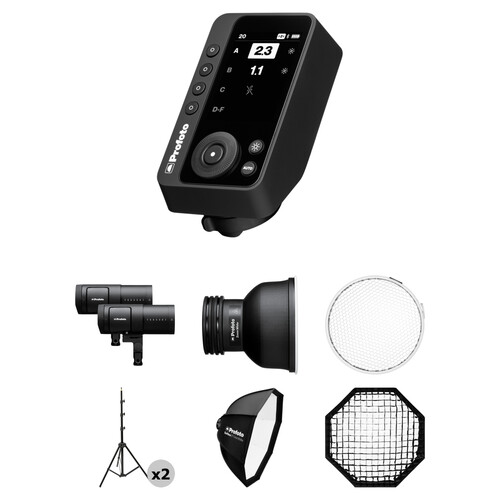 Profoto B30 Flash with Connect Pro Remote for Canon (2-Light Essential Stills Kit)