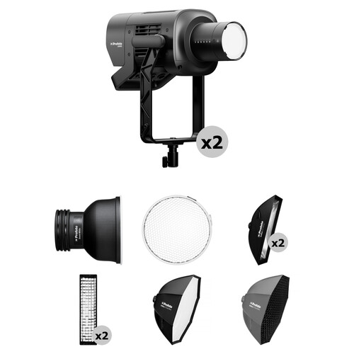 Profoto L600C RGB Mono-LED Light (2-Light Essential Video Kit)