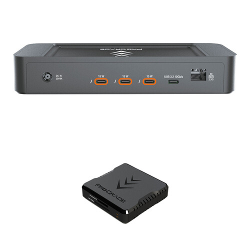 ProGrade Digital PG25 Thunderbolt 5 Dock with CFexpress Type A & UHS-II SDXC Card Reader (North American Power Cable)