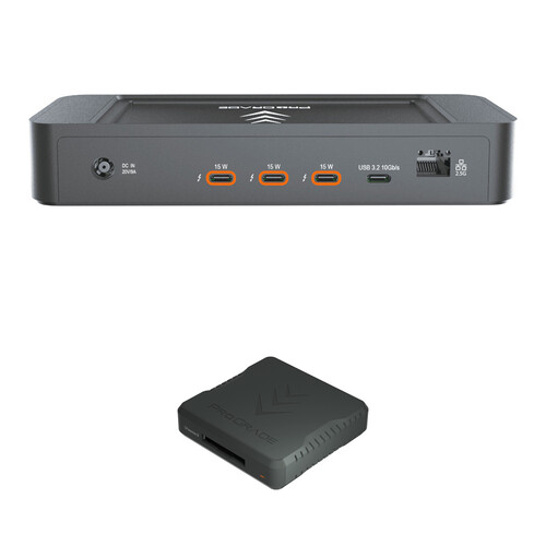 ProGrade Digital PG25 Thunderbolt 5 Dock with CFexpress Type B Card Reader (North American Power Cable)