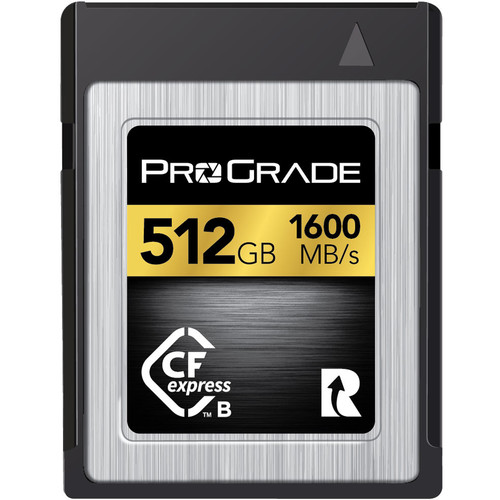 ProGrade Digital 512GB CFexpress 2.0 Type B Gold Memory Card (Gen 1)