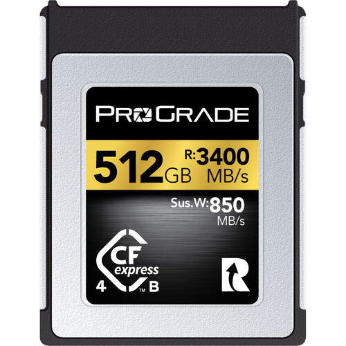 Used ProGrade Digital 512GB CFexpress 4.0 Type B PGCFX512GATBH