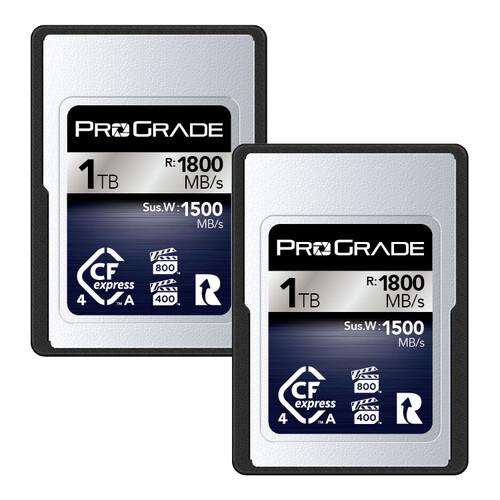 ProGrade Digital 1TB CFexpress 4.0 Type A Iridium Memory Card (2-Pack)