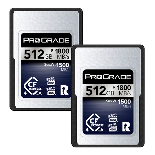 ProGrade Digital 512GB CFexpress 4.0 Type A Iridium Memory Card (2-Pack)