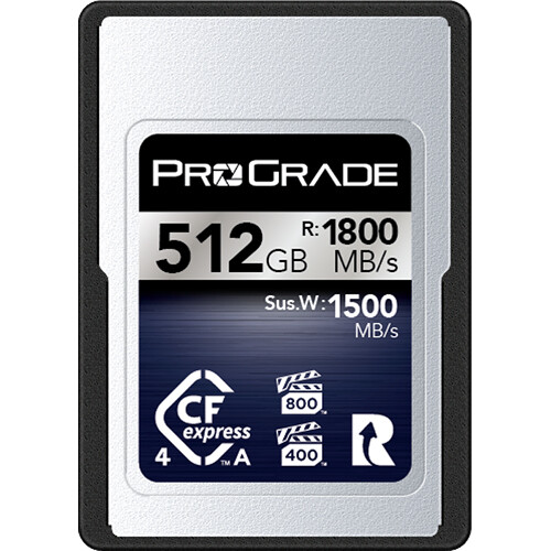 ProGrade Digital 512GB CFexpress 4.0 Type A Iridium Memory Card