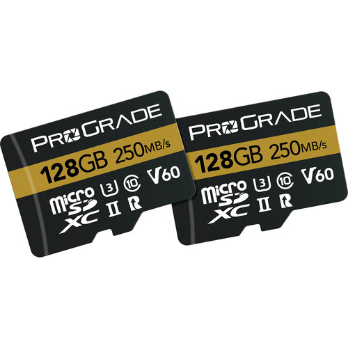 ProGrade Digital 128GB UHS-II microSDXC Memory PGMSD128GBP2BH