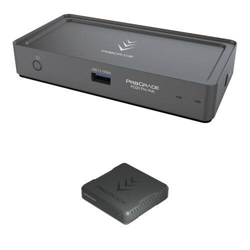 ProGrade Digital PG20 Pro Thunderbolt 4 Hub with 2TB PG10.5 Pro Mini External SSD (North America Power Cable)