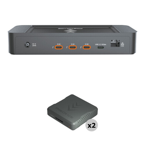ProGrade Digital PG25 Thunderbolt 5 Dock with 2x CFexpress Type A USB 4.0 Single-Slot Card Readers