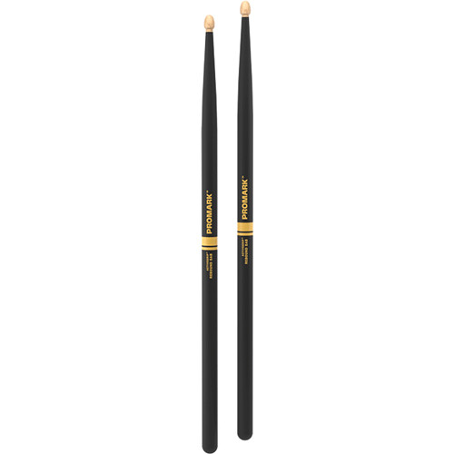 Promark Rebound 5AB ActiveGrip Hickory Wood-Tip Drum Sticks (Pair)