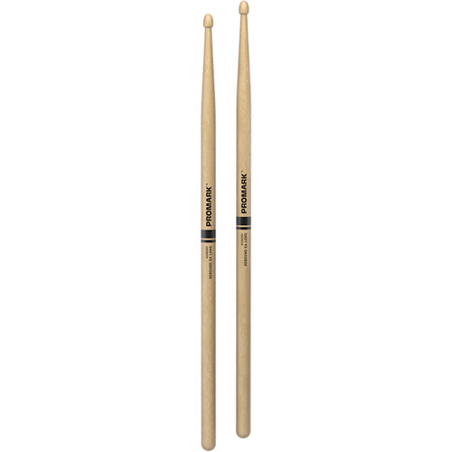 Promark Rebound 5A Long Hickory Wood-Tip Drum Sticks (Pair)