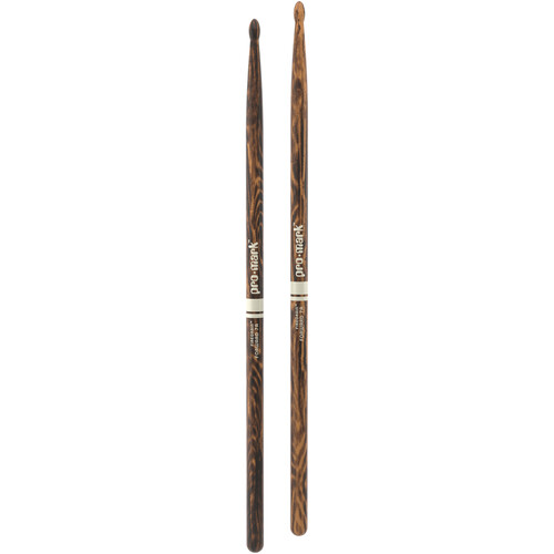 Promark Forward 7A FireGrain Hickory Wood-Tip Drum Sticks (Pair)