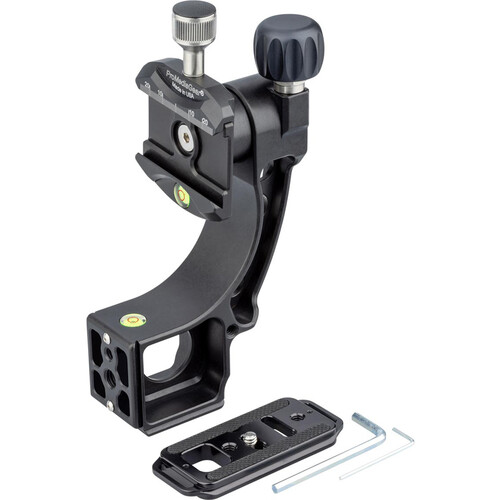 ProMediaGear GT2 Tomahawk V2 Gimbal Head Attachment for Ball Heads (Black)