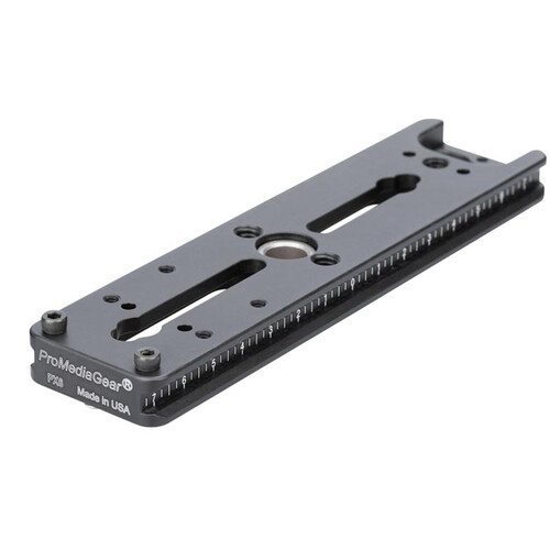 ProMediaGear PX6-QD 6" Arca-Type Double Dovetail Plate with QD Quick Release Adapter Port