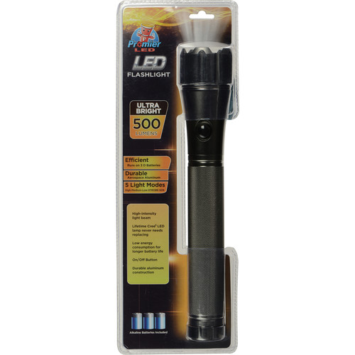 Promier 500 Lumen 3 D LED Flashlight