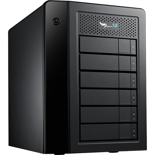 Promise Technology Pegasus32 R6 24TB 6-Bay Thunderbolt 3 RAID Array (6 x 4TB)