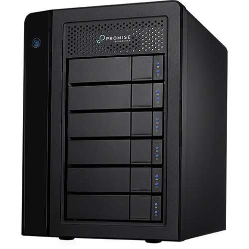 外付けハードディスク・ドライブ Promise Pegasus2 R6 12TB Promise Technology Pegasus3 R6 Mac Edition 24TB 6-Bay P3R6HD24US