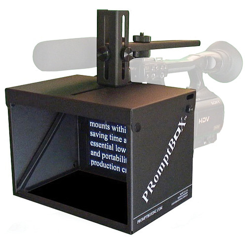 PRomptBox Mobile 7 Direct Lens Camera Mount Teleprompter for Galaxy, Nexus, iPad mini, Cell Phones