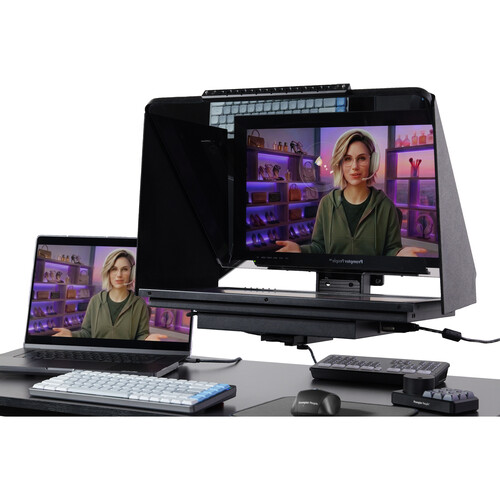 Prompter People Desktop Free Fly Single-Arm Widescreen 16:9 Teleprompter (18.5")