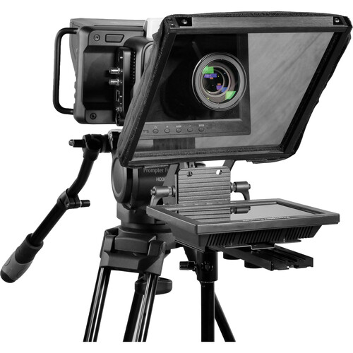 Prompter People Prompter Pal 10" Teleprompter with 8" 400 NIT Auto Reversing Monitor(FreeStand Kit & Pro Software)