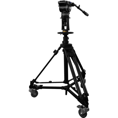 Prompter People PED-3300 Heavy-Duty Pneumatic Pedestal Video Tripod (30 lb Capacity)