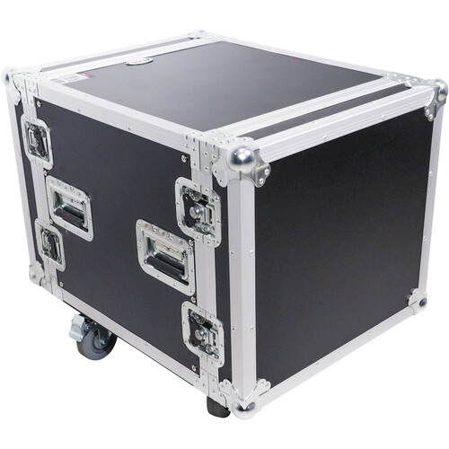 ProX T-10RSS Amp Rack ATA Flight Case (19" Depth, 10 RU, with Casters)