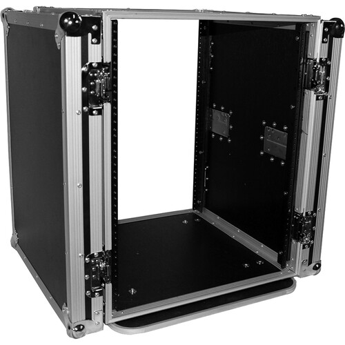 ProX 14 RU Vertical Amp Rackmount ATA Flight Case, 24" Deep with Casters