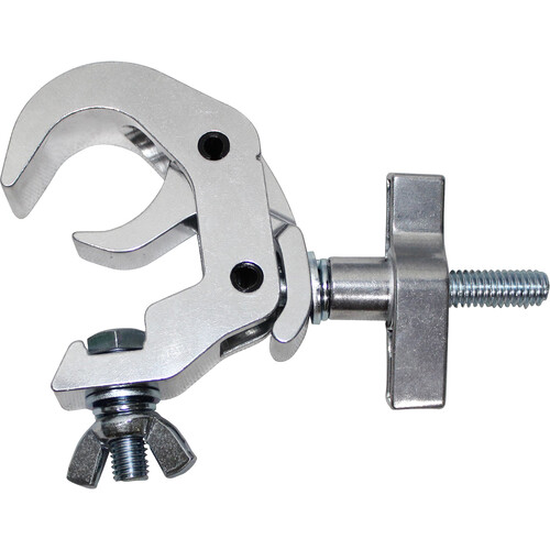 ProX Gripper Self-Locking M10 Clamp with Wing Knob for 2" Truss Tube (Silver)