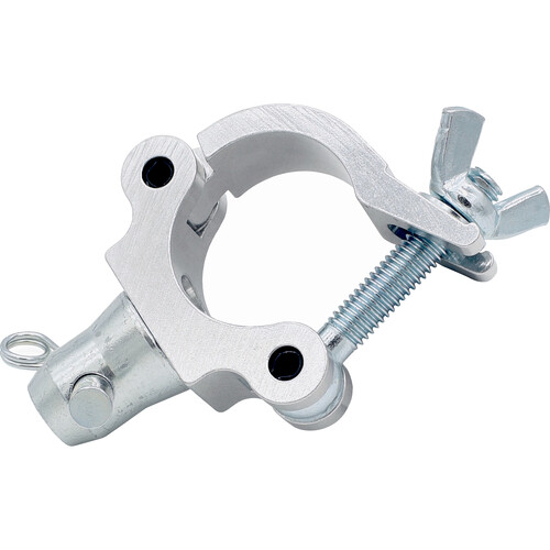 ProX Aluminum Half-Coupler Pro Clamp for Stage Truss Lighting (660 lb Max Load)