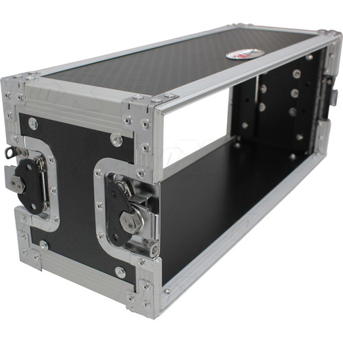 ProX X-4U7D Deluxe Effects Rack with Handles, 7" Deep (4 RU)