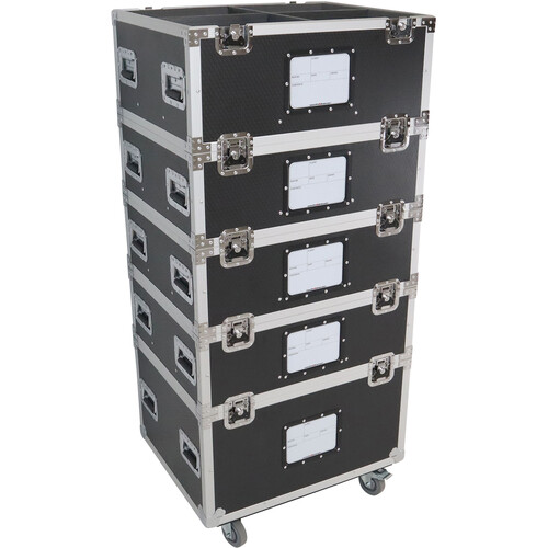 ProX TruckPax 5-Tier Wheeled Utility Flight Case with Dividers
