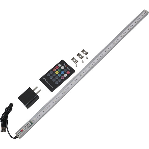 ProX GLOLITE Sound-Activated RGB LED Light Strip with Wireless Remote (20")