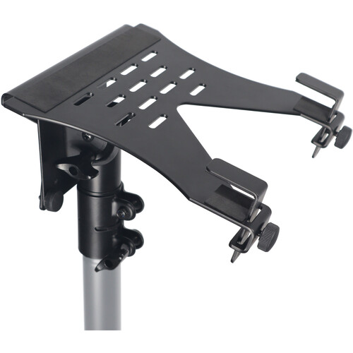 ProX X-LTF01 Laptop Shelf with 1-3/8" Pole Adapter for Speaker Stand or VESA Arm (Black)