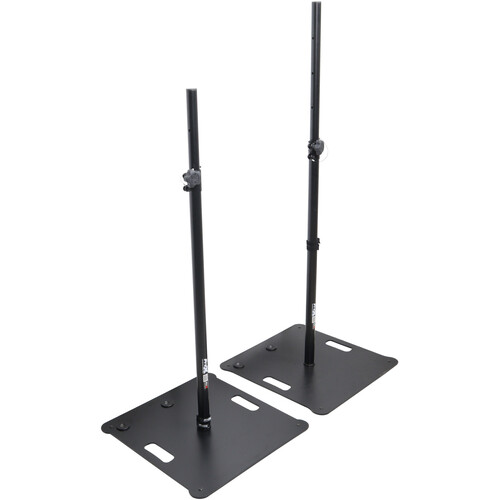 ProX Polaris Portable Speaker/Lighting Stand (Black, Pair)