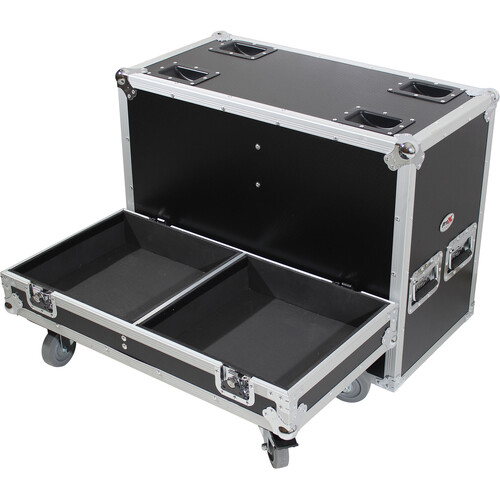 ProX ATA Flight Case for Two QSC-K12 Speakers (Black) XS-QSCK12