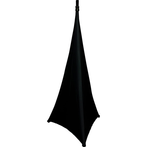 ProX X-SP2SC-BL Tripod Speaker & Lighting Stand Cover Scrim (2-Sided, Black)