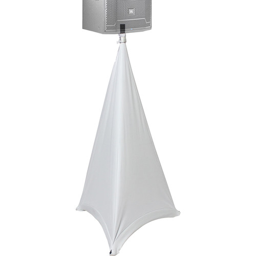 ProX X-SP2SC-W Tripod Speaker & Lighting Stand Cover Scrim (2-Sided, White)