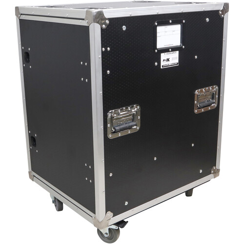 ProX Vertical Rack to Rack Shockmount Case with 2 Sliding Slam Doors (20", 16 RU)